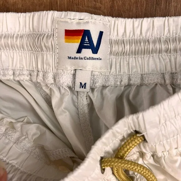 NWOT Aviator Nation 5 Stripe Dresden White Tracksuit Set Sz M